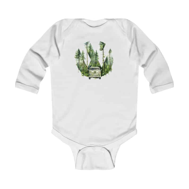 Vw Jungle Dubber Baby Long Sleeve Babygrow