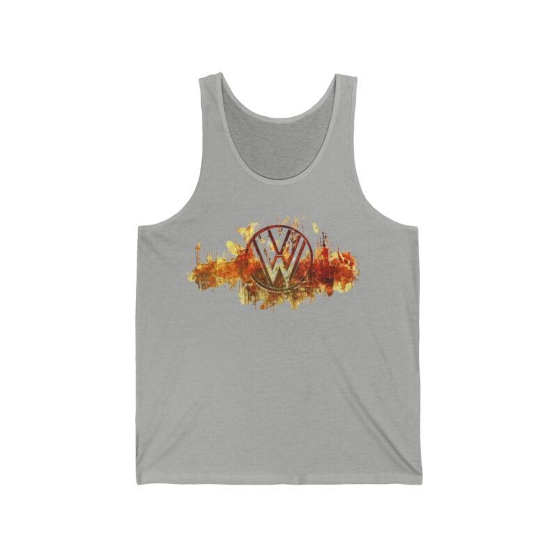 Scorched Vw Logo Unisex Jersey Tank