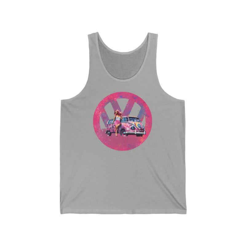 Barbiecore Van Girl Unisex Jersey Tank