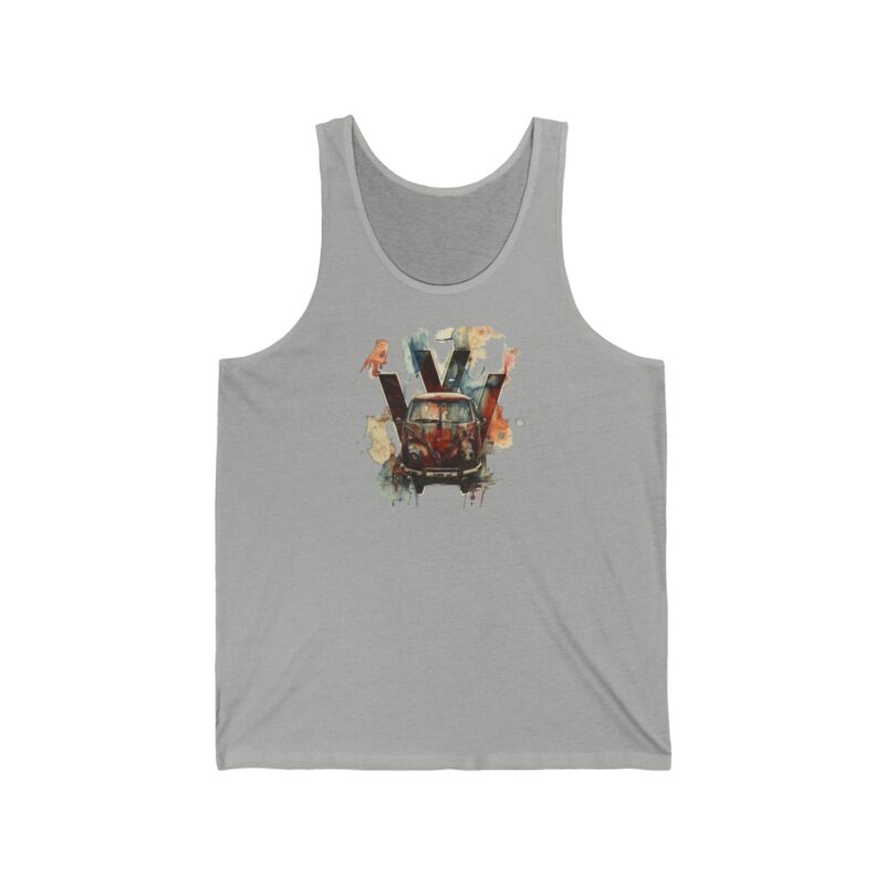 Rusty Vw Camper Unisex Jersey Tank