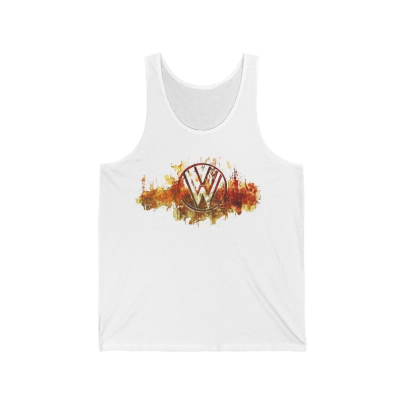 Scorched Vw Logo Unisex Jersey Tank