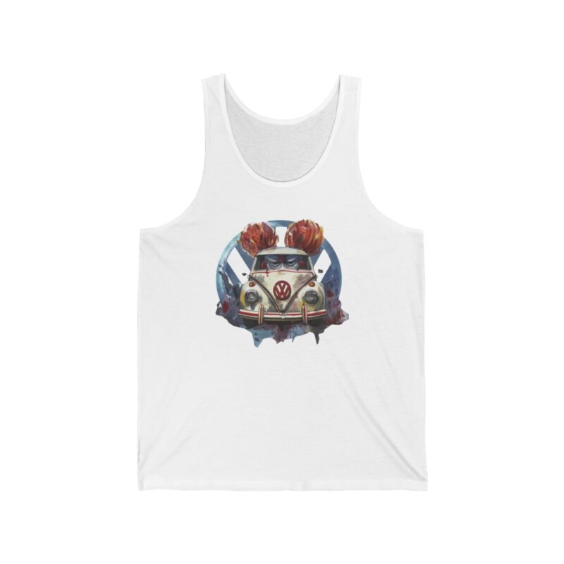 Clown Vw Bug Unisex Jersey Tank