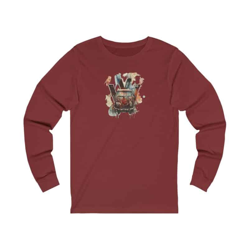 Rusty Vw Camper Long Sleeve Tee