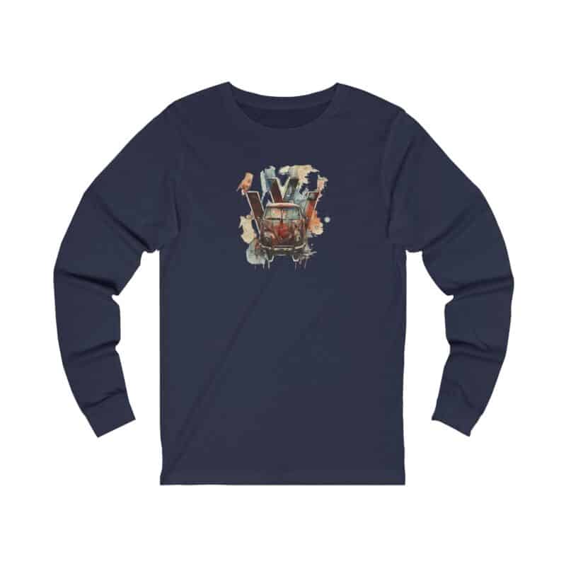 Rusty Vw Camper Long Sleeve Tee