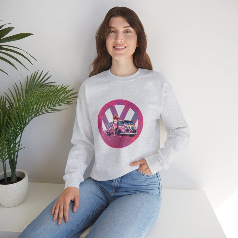 Barbiecore Van Girl Sweatshirt