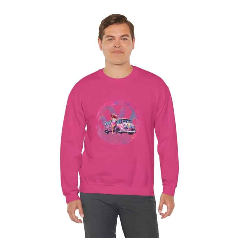 Barbiecore Van Girl Sweatshirt