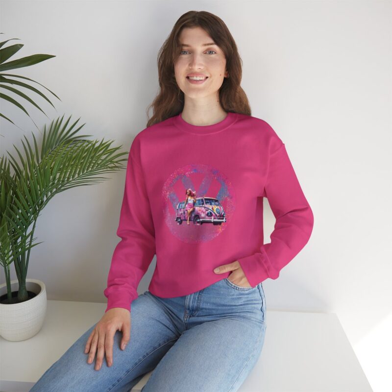 Barbiecore Van Girl Sweatshirt