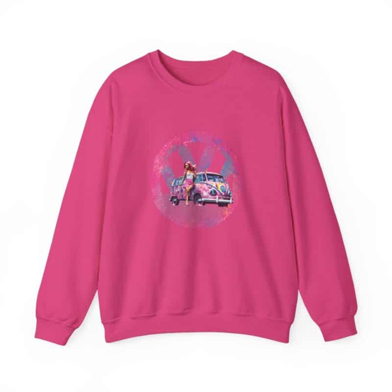 Barbiecore Van Girl Sweatshirt