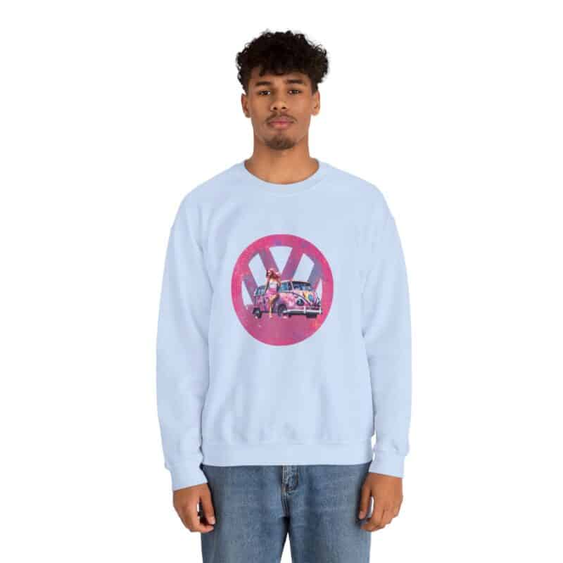 Barbiecore Van Girl Sweatshirt