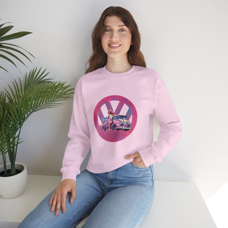 Barbiecore Van Girl Sweatshirt