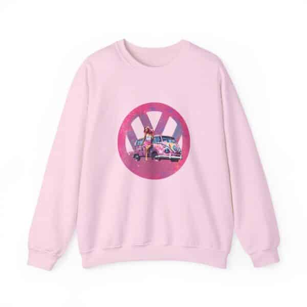 Barbiecore Van Girl Sweatshirt