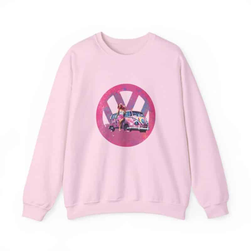 Barbiecore Van Girl Sweatshirt