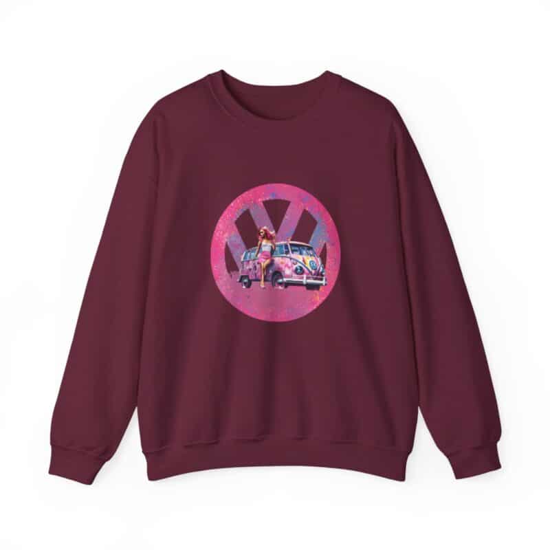 Barbiecore Van Girl Sweatshirt