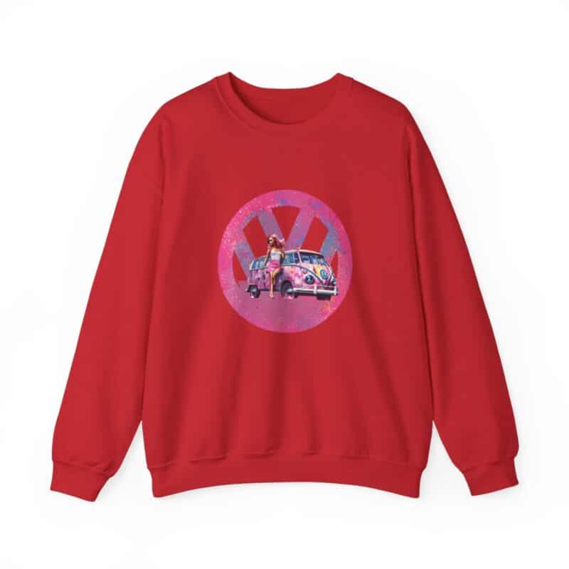 Barbiecore Van Girl Sweatshirt