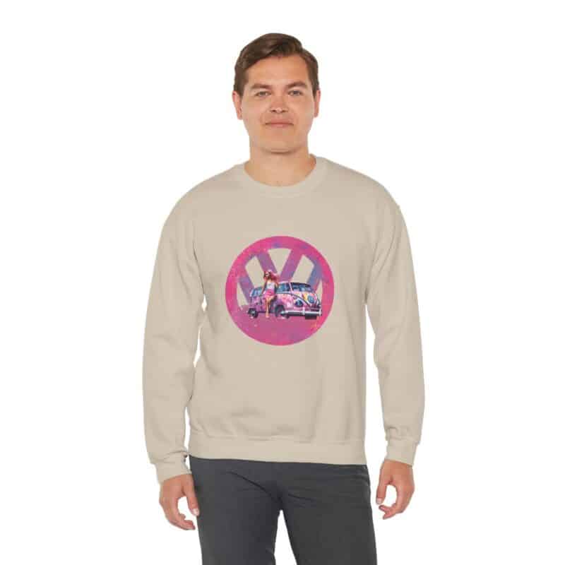 Barbiecore Van Girl Sweatshirt