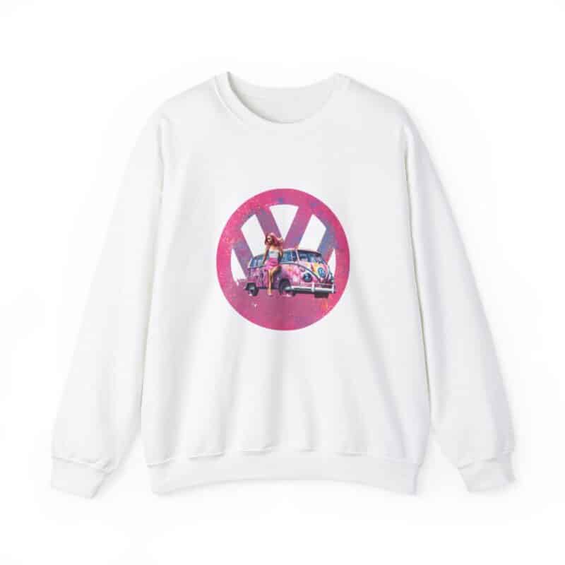 Barbiecore Van Girl Sweatshirt