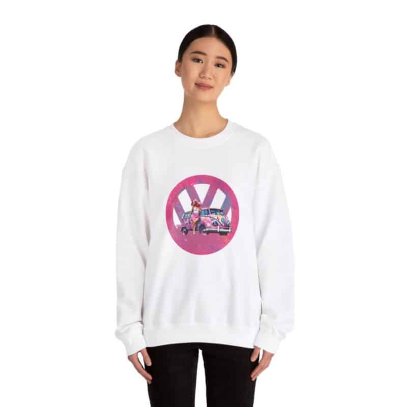 Barbiecore Van Girl Sweatshirt