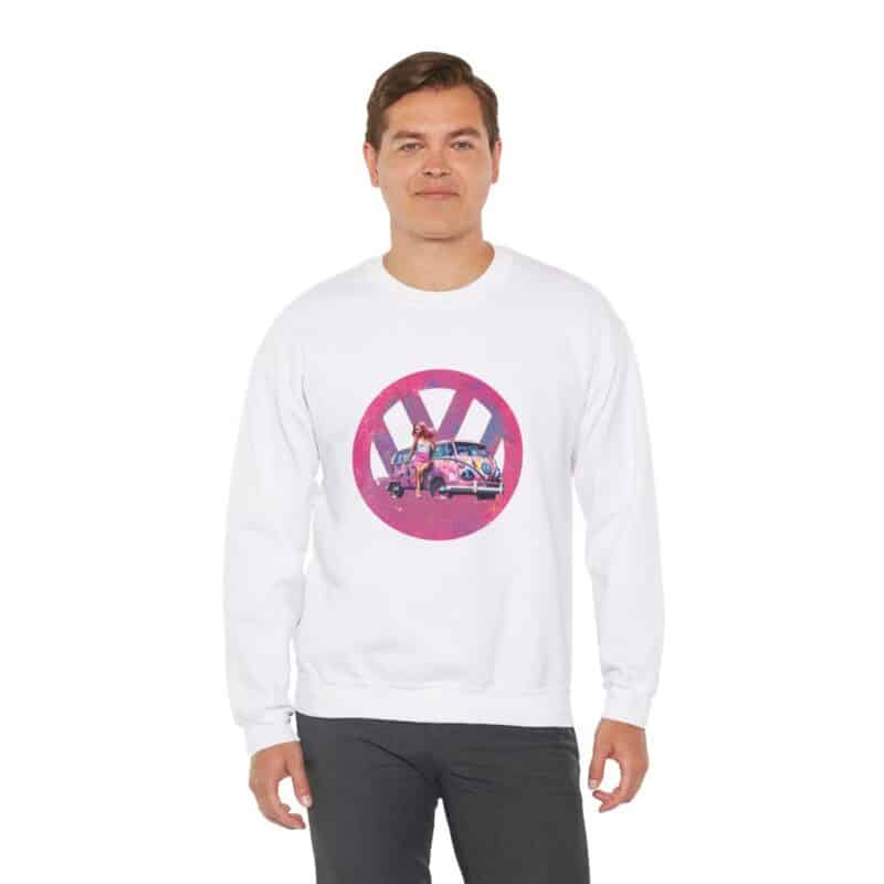 Barbiecore Van Girl Sweatshirt