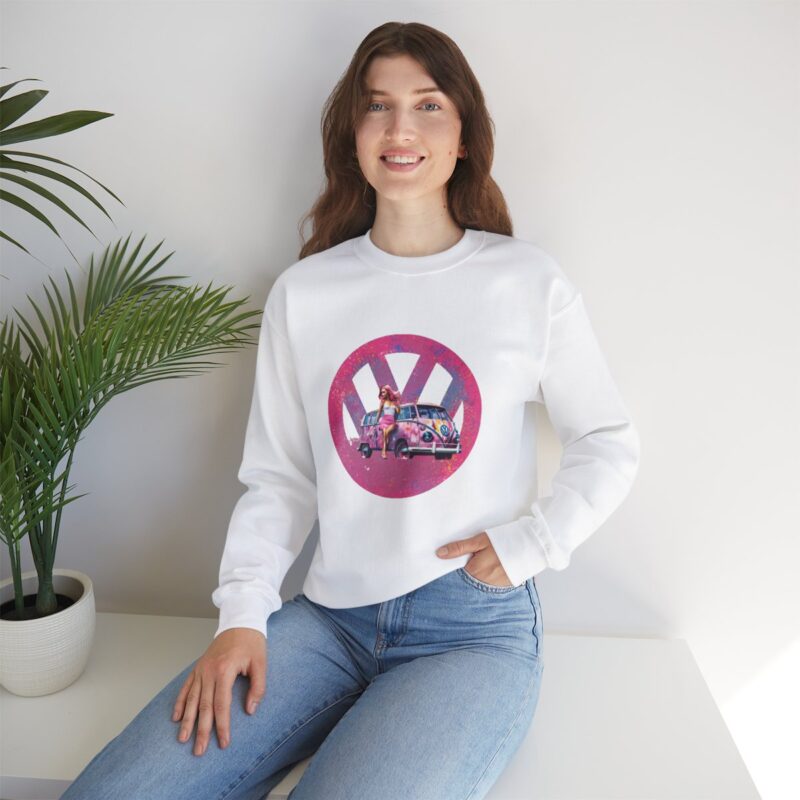 Barbiecore Van Girl Sweatshirt