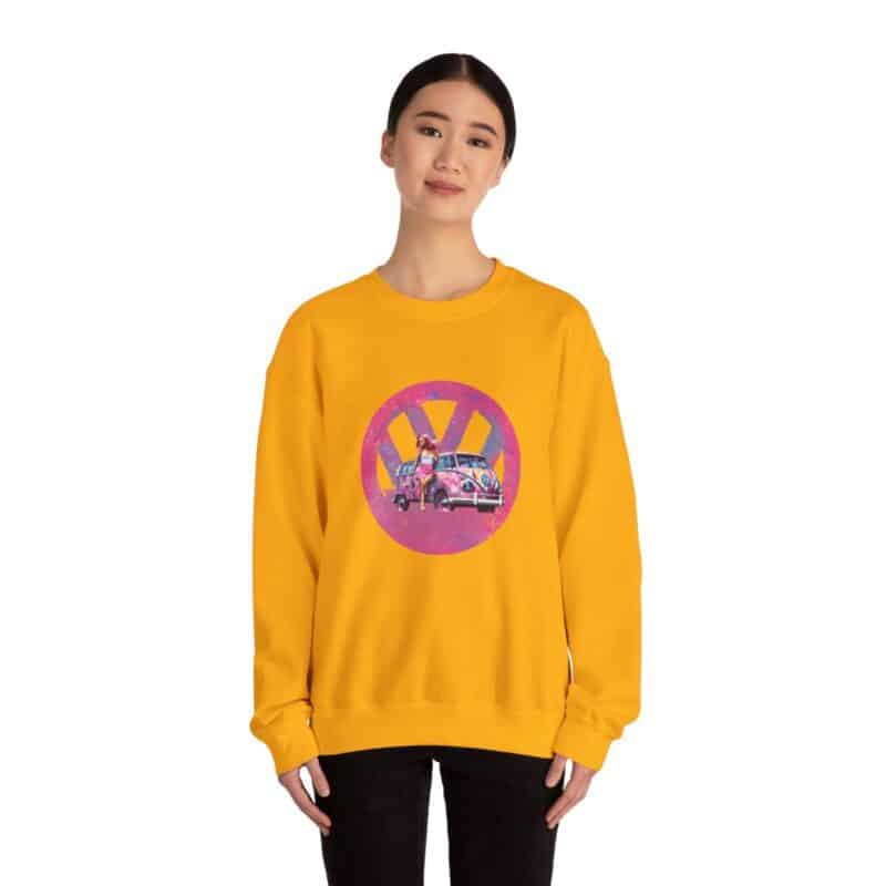 Barbiecore Van Girl Sweatshirt