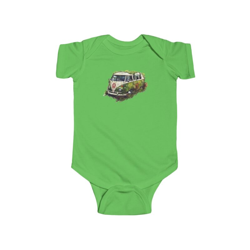 Rescued Vw Camper Baby Short Sleeve Babygrow