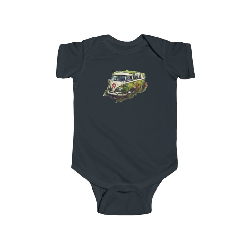 Rescued Vw Camper Baby Short Sleeve Babygrow