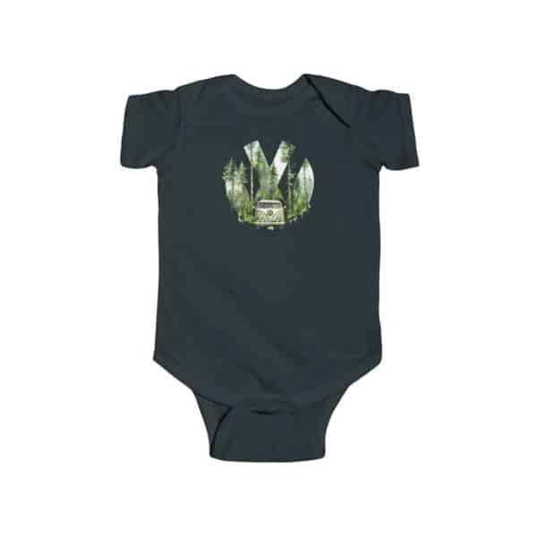 Vw Jungle Dubber Baby Short Sleeve Babygrow