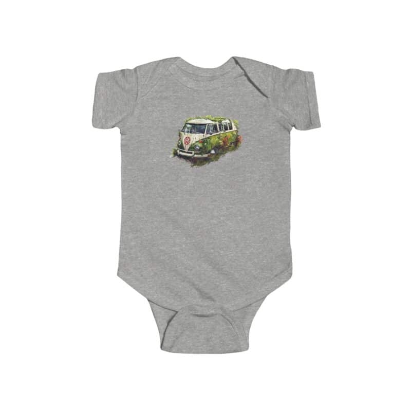 Rescued Vw Camper Baby Short Sleeve Babygrow