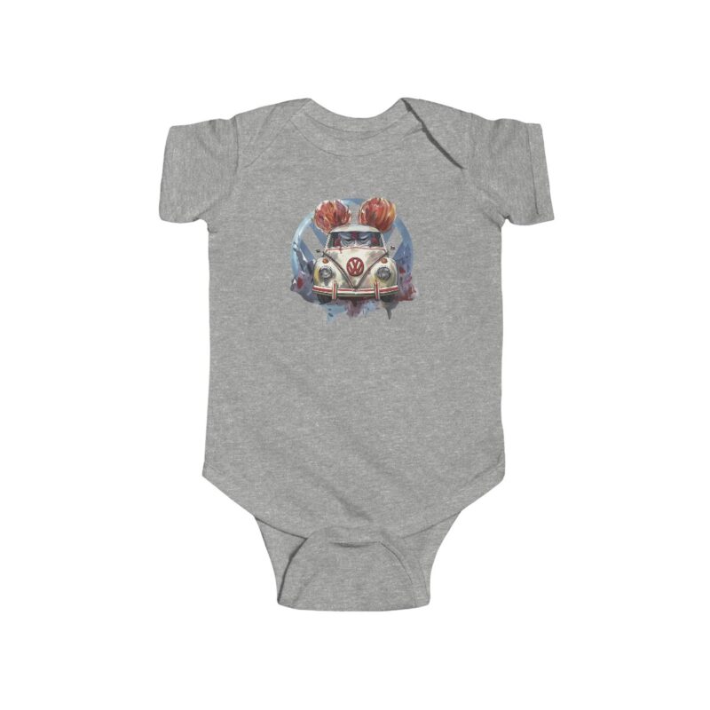 Clown Vw Bug Baby Short Sleeve Onesie