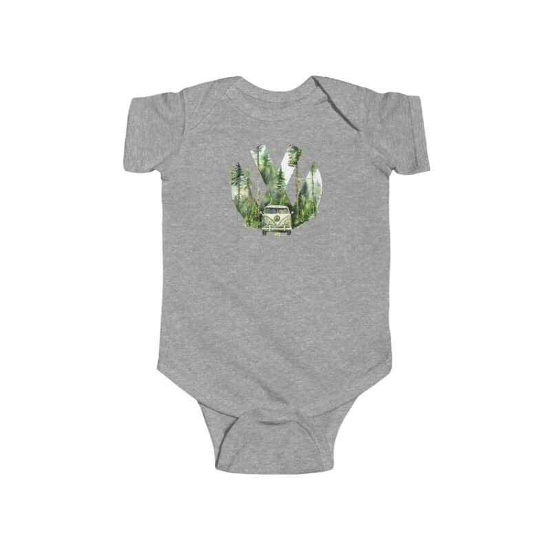 Vw Jungle Dubber Baby Short Sleeve Babygrow