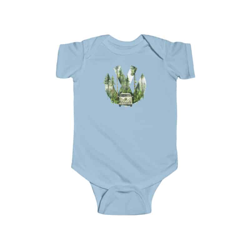 Vw Jungle Dubber Baby Short Sleeve Babygrow