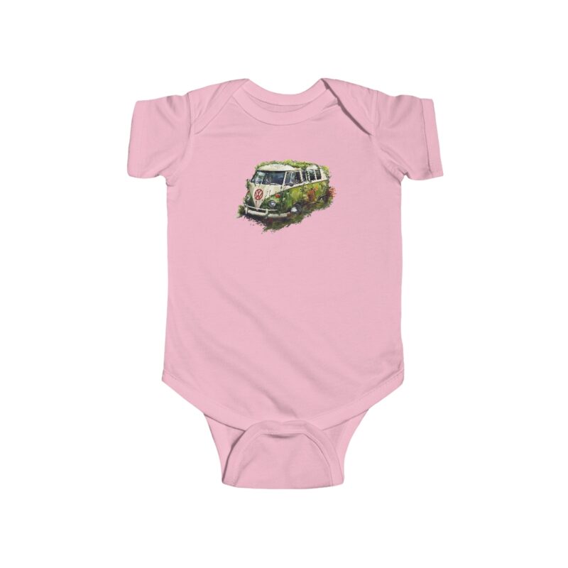 Rescued Vw Camper Baby Short Sleeve Babygrow