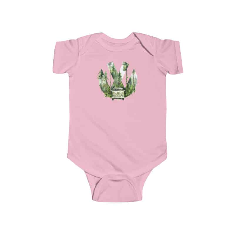 Vw Jungle Dubber Baby Short Sleeve Babygrow