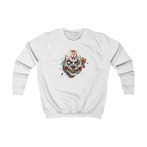 Evil Vw Brain Clown Kids Sweatshirt