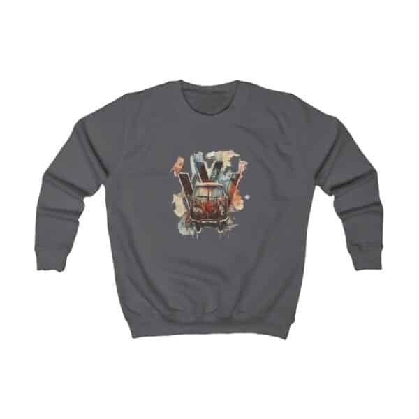 Rusty Vw Camper Kids Sweatshirt