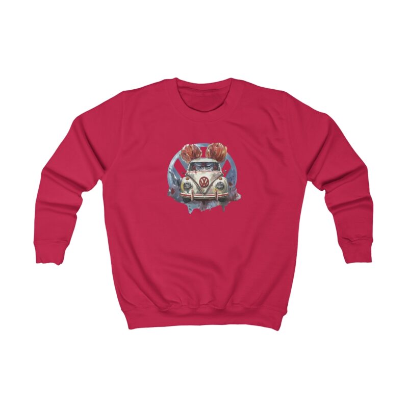 Clown Vw Bug Kids Sweatshirt