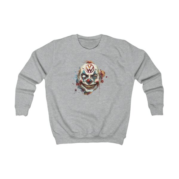 Evil Vw Brain Clown Kids Sweatshirt