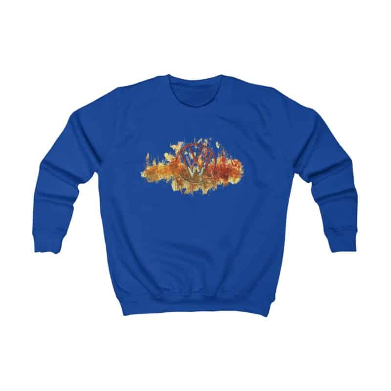 Scorched Vw Logo Kids Sweatshirt