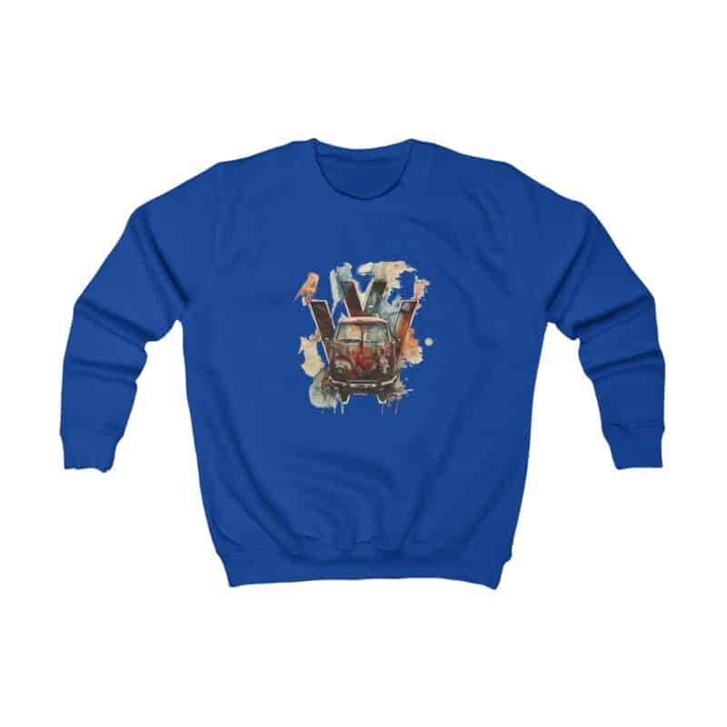 Rusty Vw Camper Kids Sweatshirt