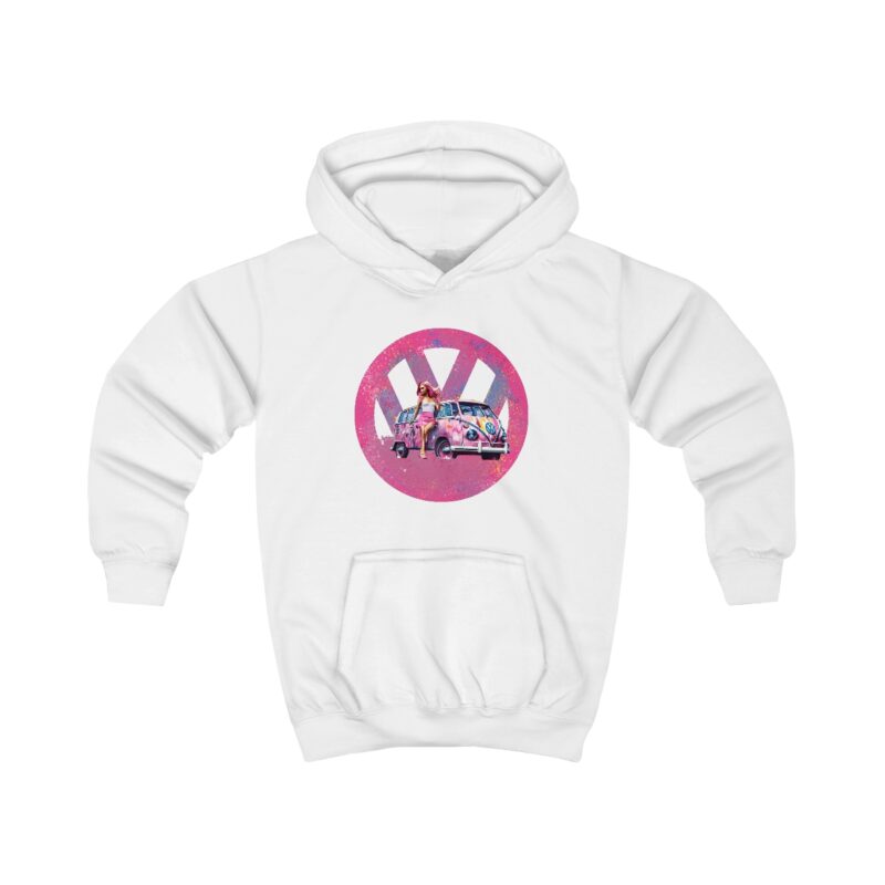 Barbiecore Van Girl Kids Hoodie