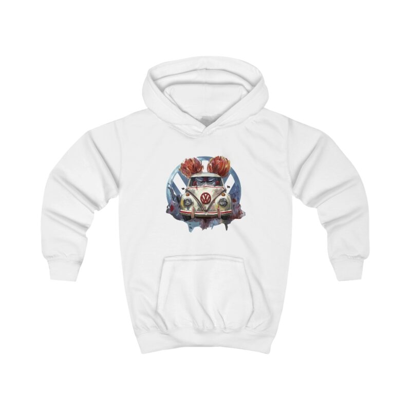 Clown Vw Bug Kids Hoodie