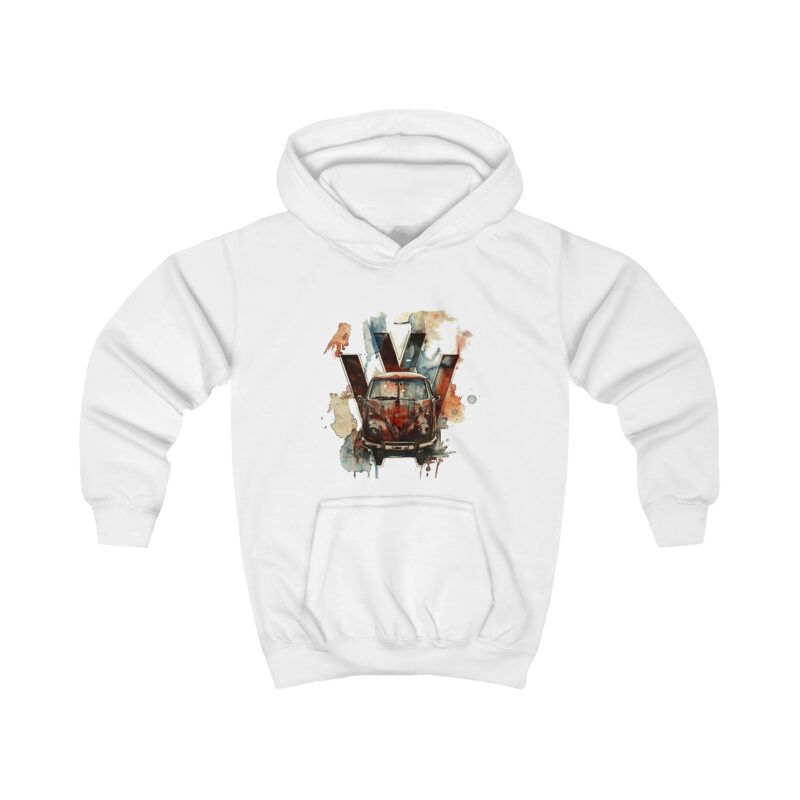 Rusty Vw Camper Kids Hoodie