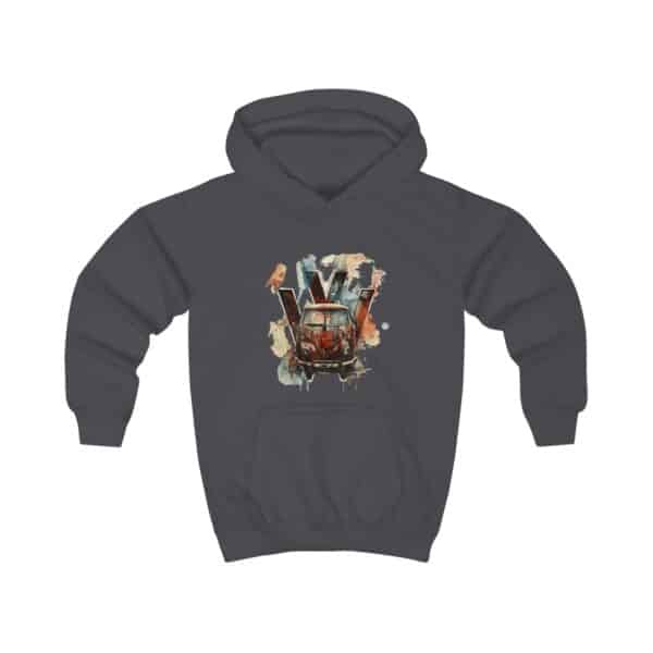 Rusty Vw Camper Kids Hoodie