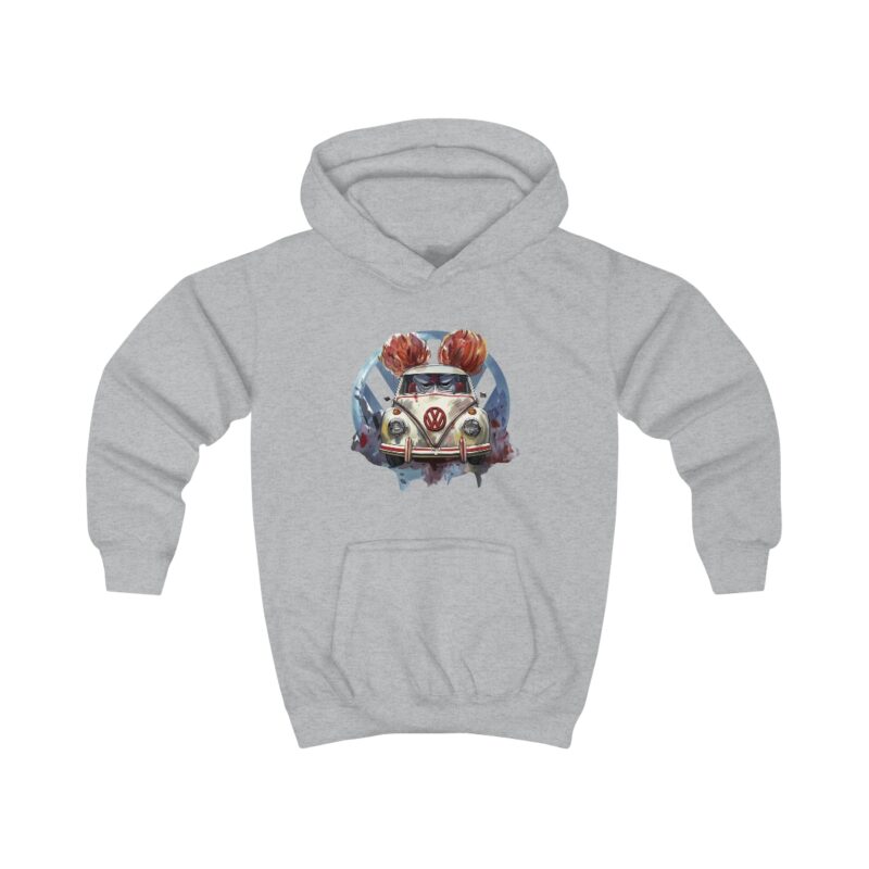 Clown Vw Bug Kids Hoodie