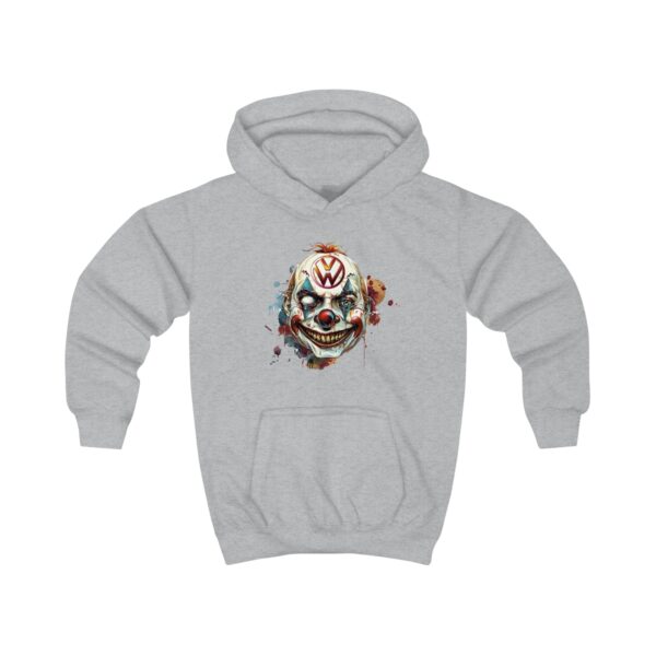 Evil Vw Brain Clown Kids Hoodie