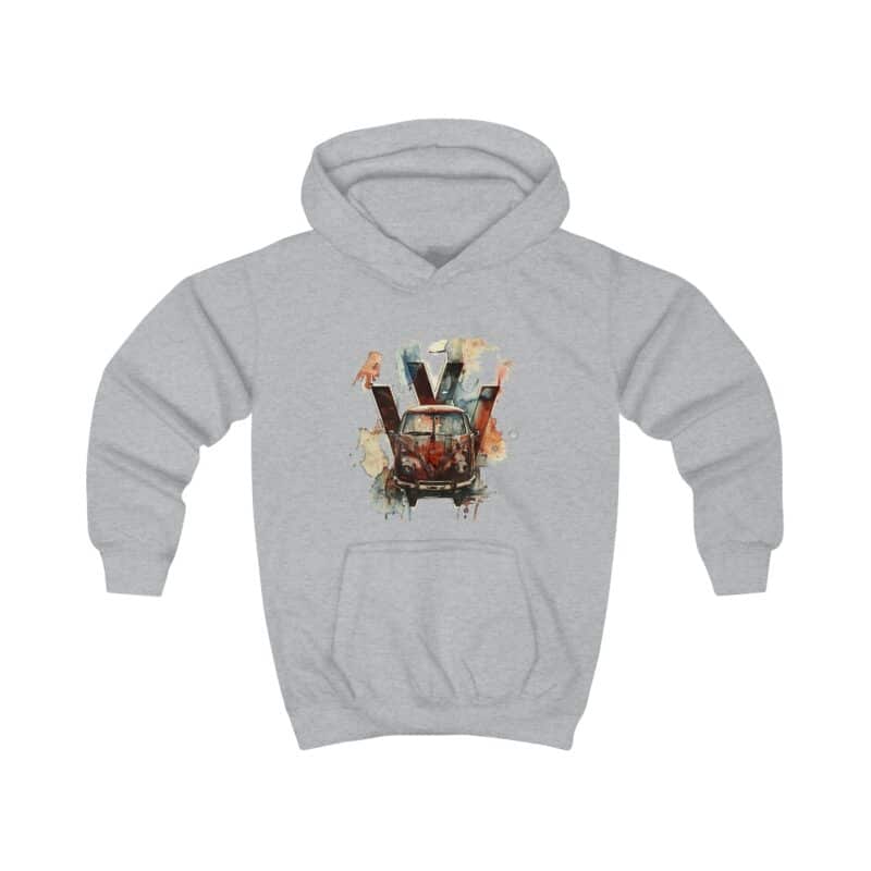 Rusty Vw Camper Kids Hoodie