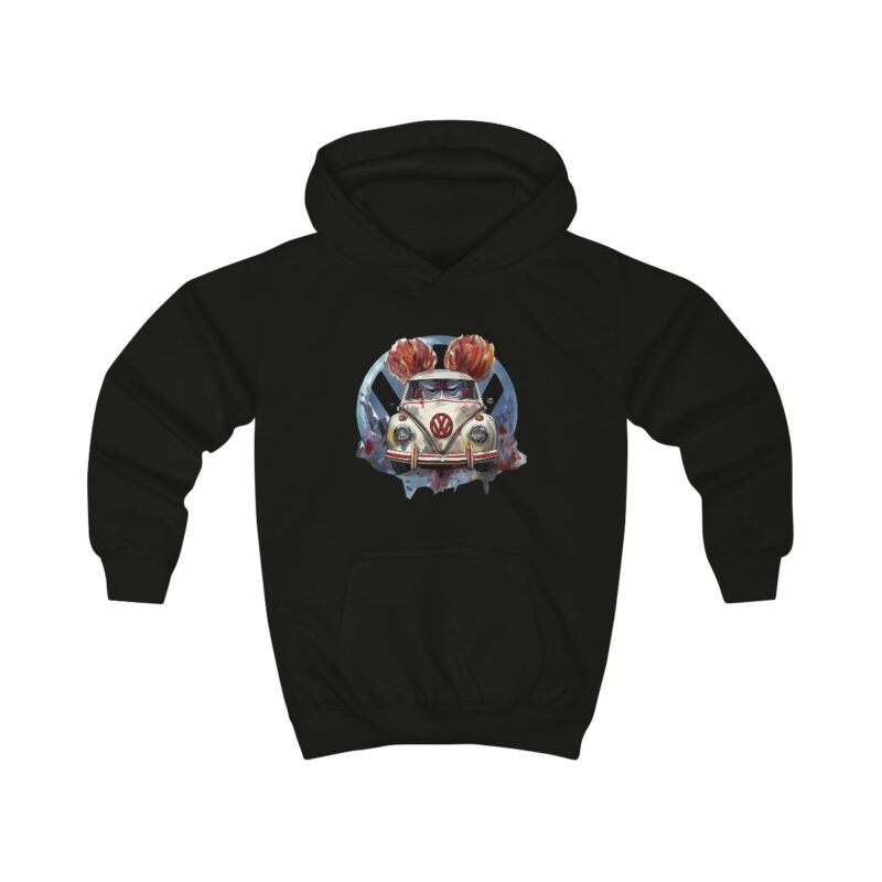 Clown Vw Bug Kids Hoodie