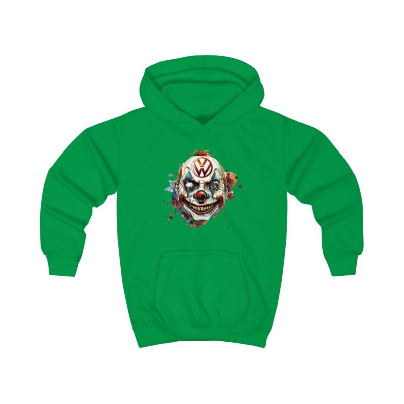 Evil Vw Brain Clown Kids Hoodie