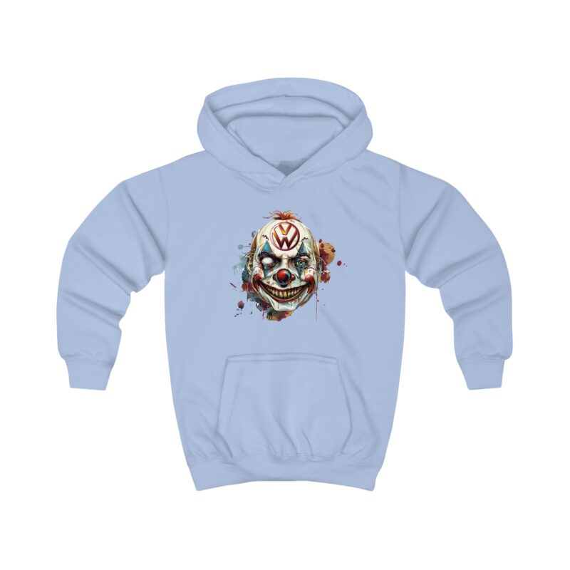 Evil Vw Brain Clown Kids Hoodie