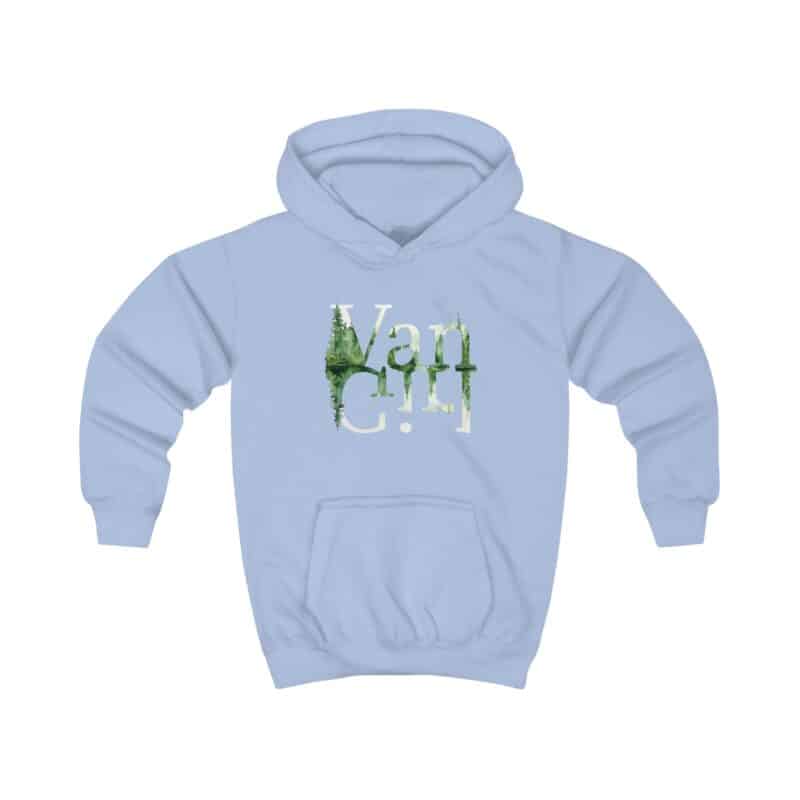 Outdoor Van Girl Kids Hoodie